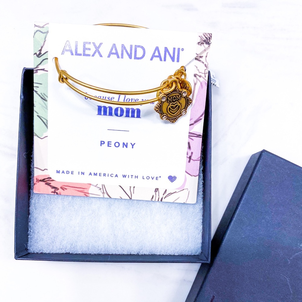 Alex and Ani Mom Bangle | Peony